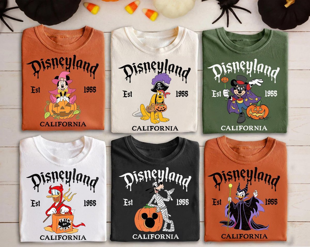 Vintage Mickey Halloween Shirt Disney Family Matching Tee 2025