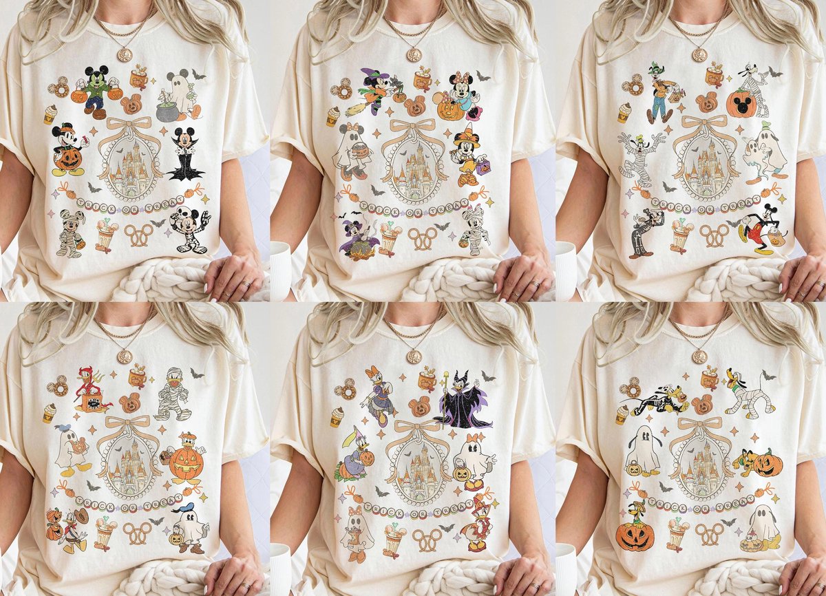 Vintage Mickey Halloween Shirts Disney Castle Ghost Tee Family Trip 2025