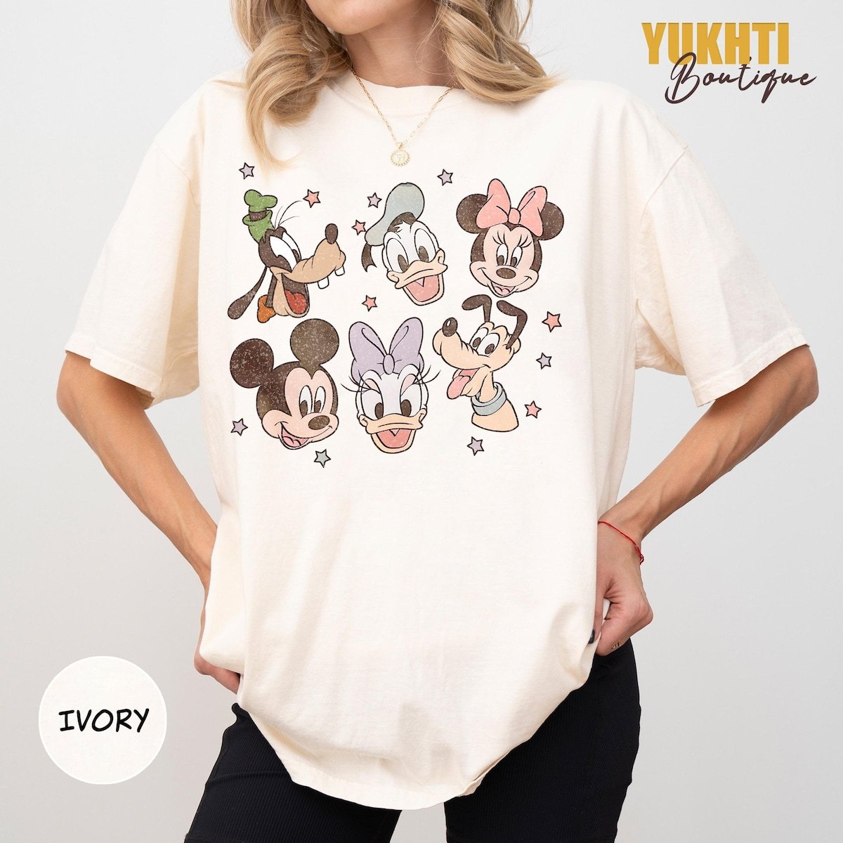 Vintage Mickey and Friends Shirt Disney Cartoon Tee for Family Vacation