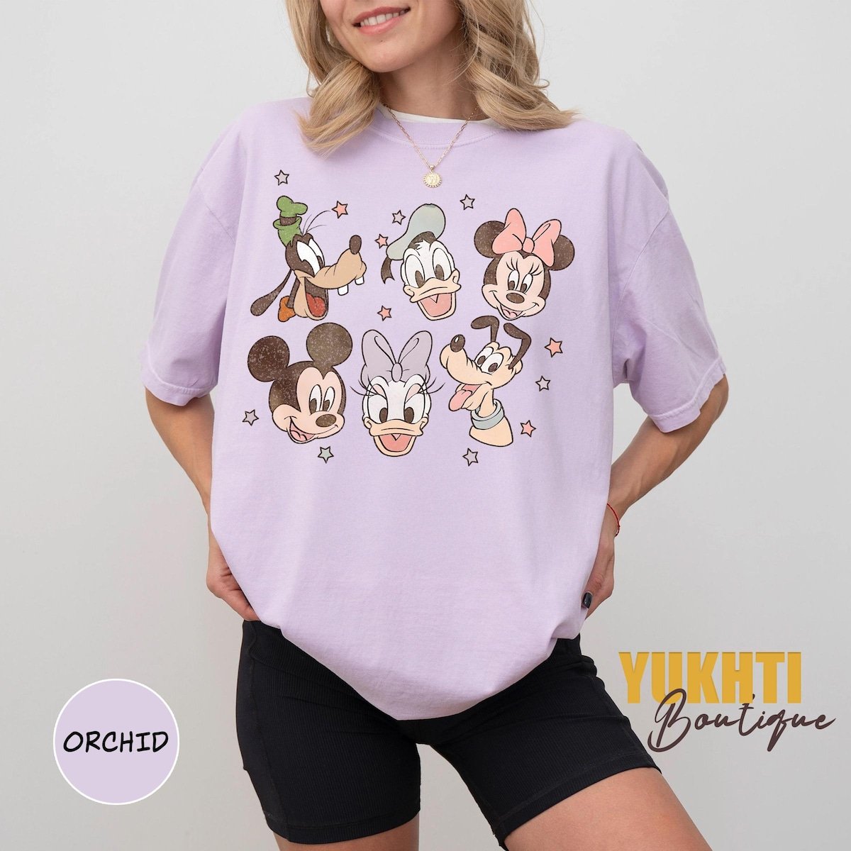 Vintage Mickey and Friends Shirt Disney Cartoon Tee for Family Vacation