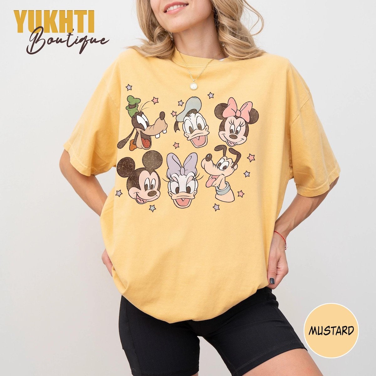 Vintage Mickey and Friends Shirt Disney Cartoon Tee for Family Vacation