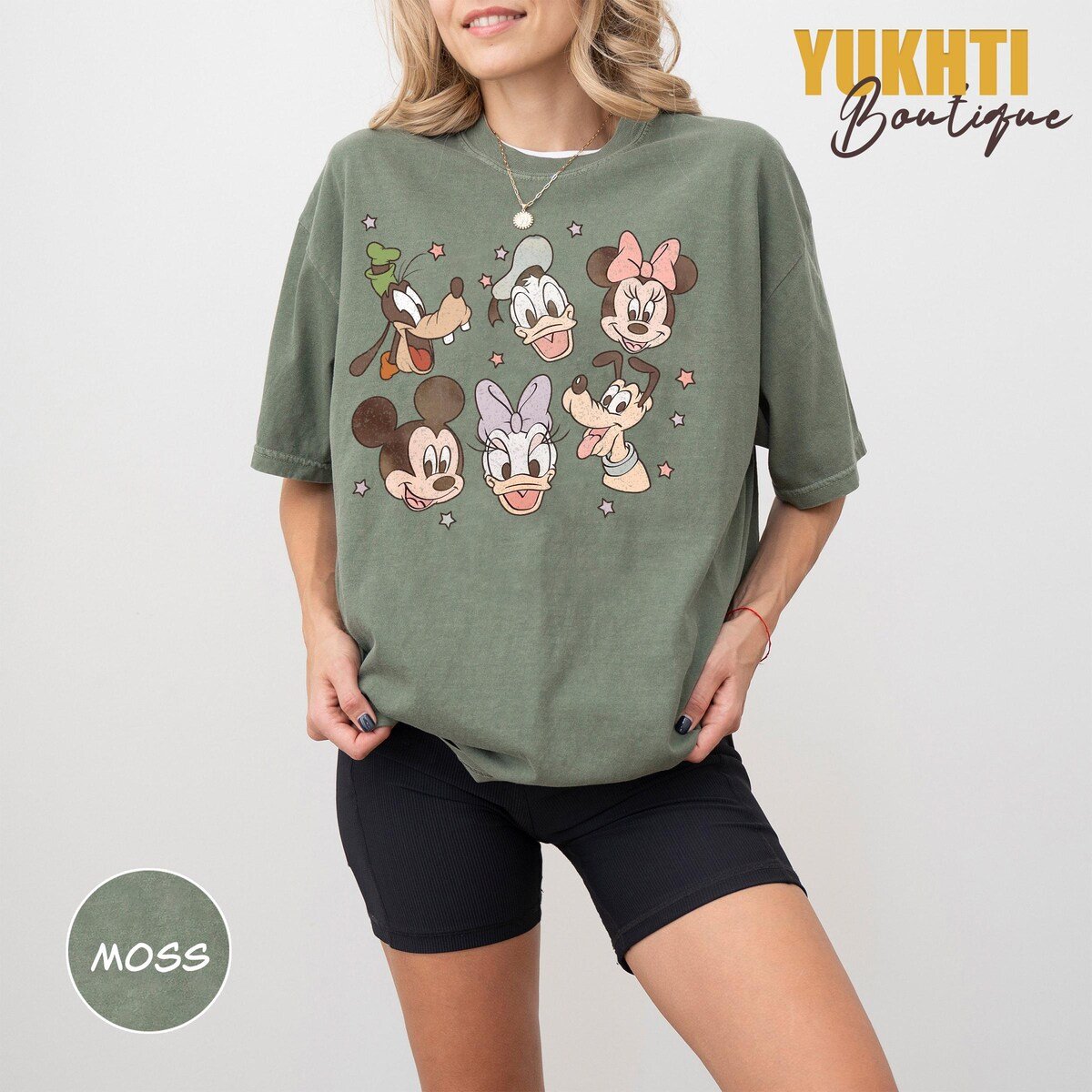 Vintage Mickey and Friends Shirt Disney Cartoon Tee for Family Vacation