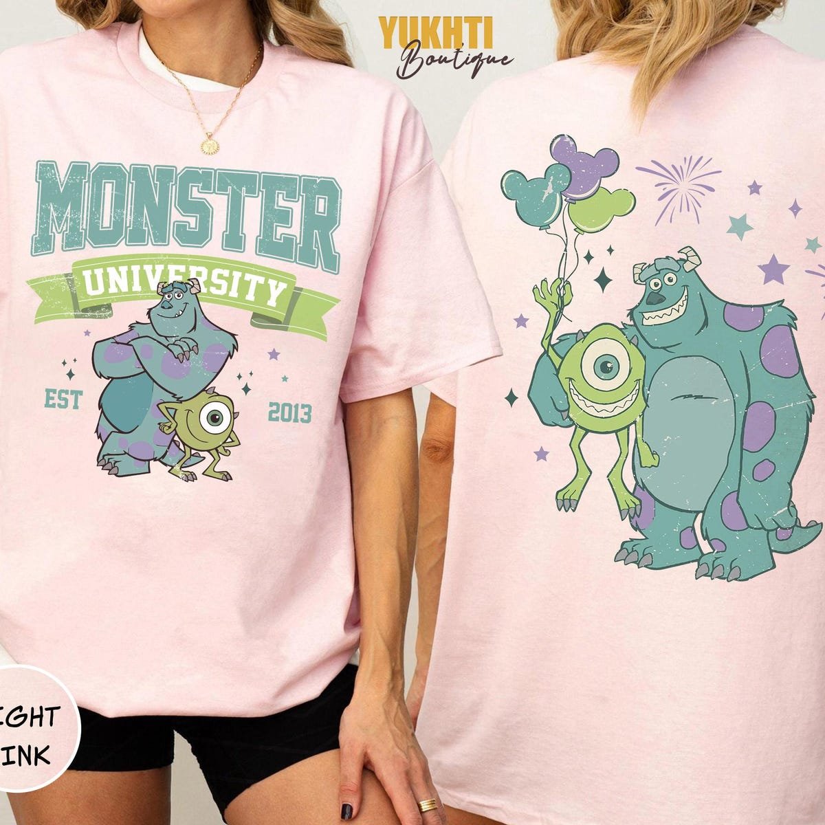 Vintage Monsters University 2013 Shirt Retro Disney Cartoon Apparel