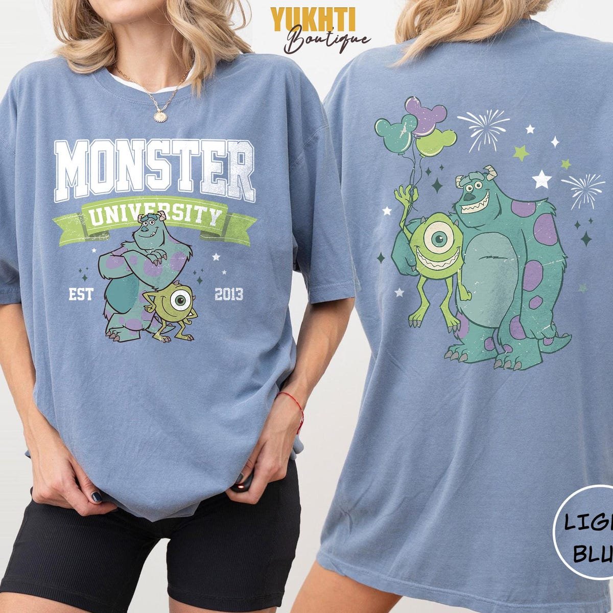 Vintage Monsters University 2013 Shirt Retro Disney Cartoon Apparel
