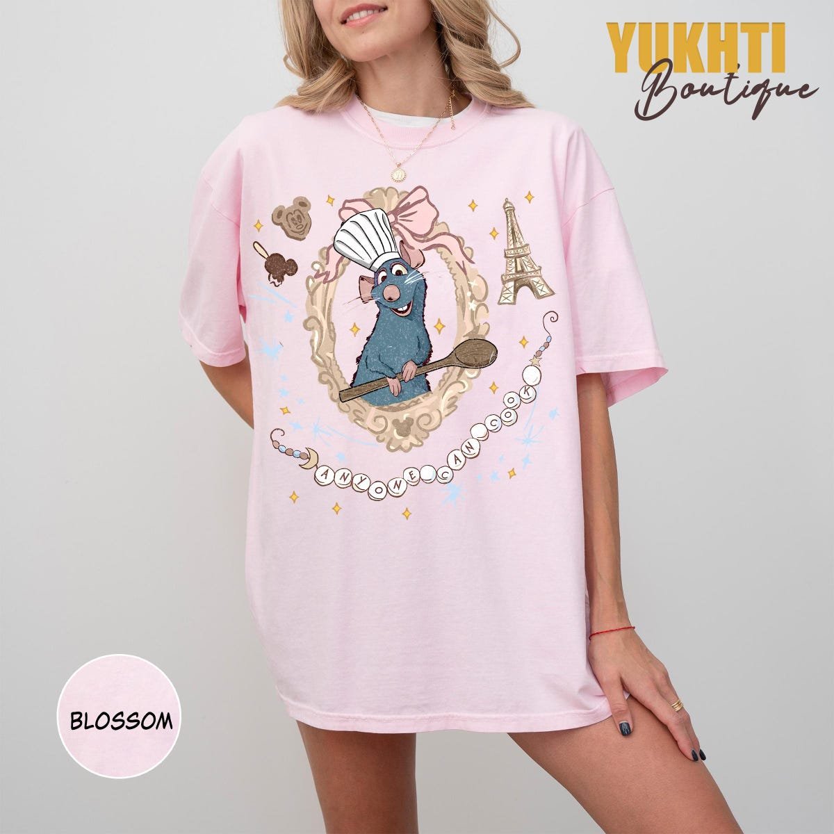 Vintage Ratatouille Chef Shirt Remy Disney Foodie Tee Pixar Graphic