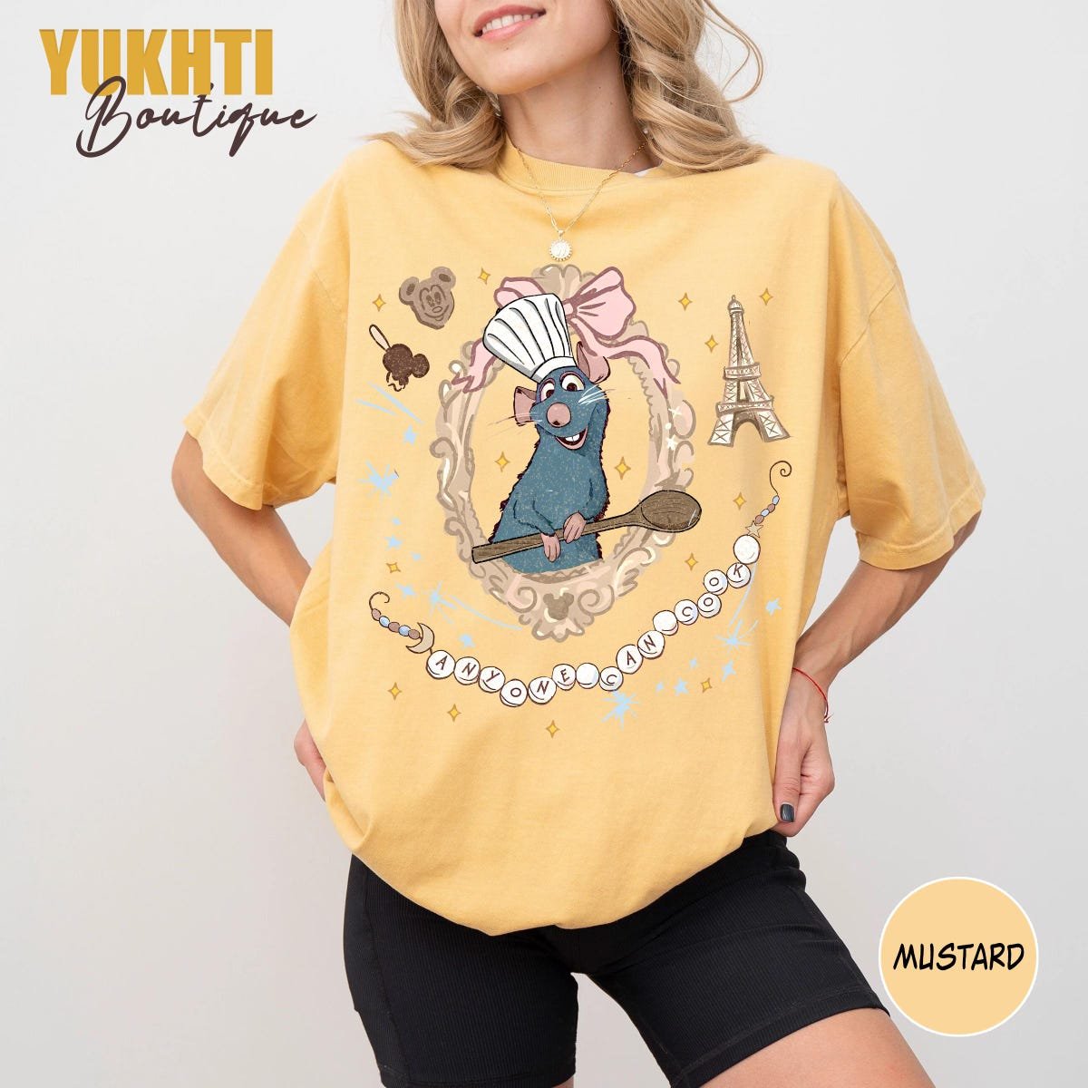 Vintage Ratatouille Chef Shirt Remy Disney Foodie Tee Pixar Graphic