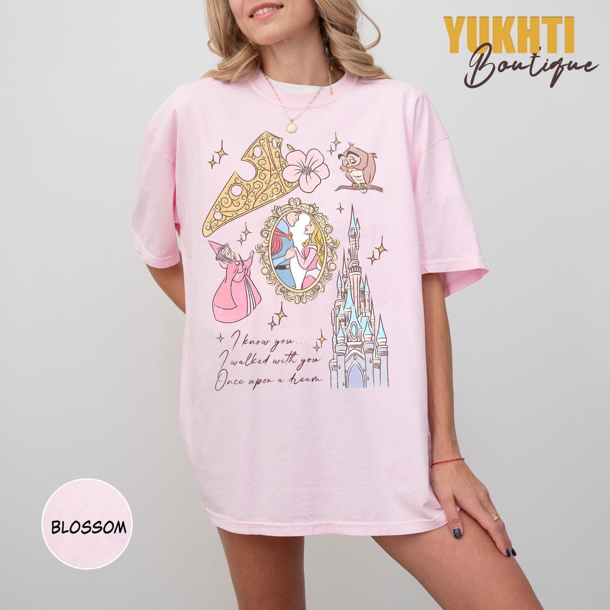 Vintage Sleeping Beauty Shirt Aurora Disney Vacation Tee