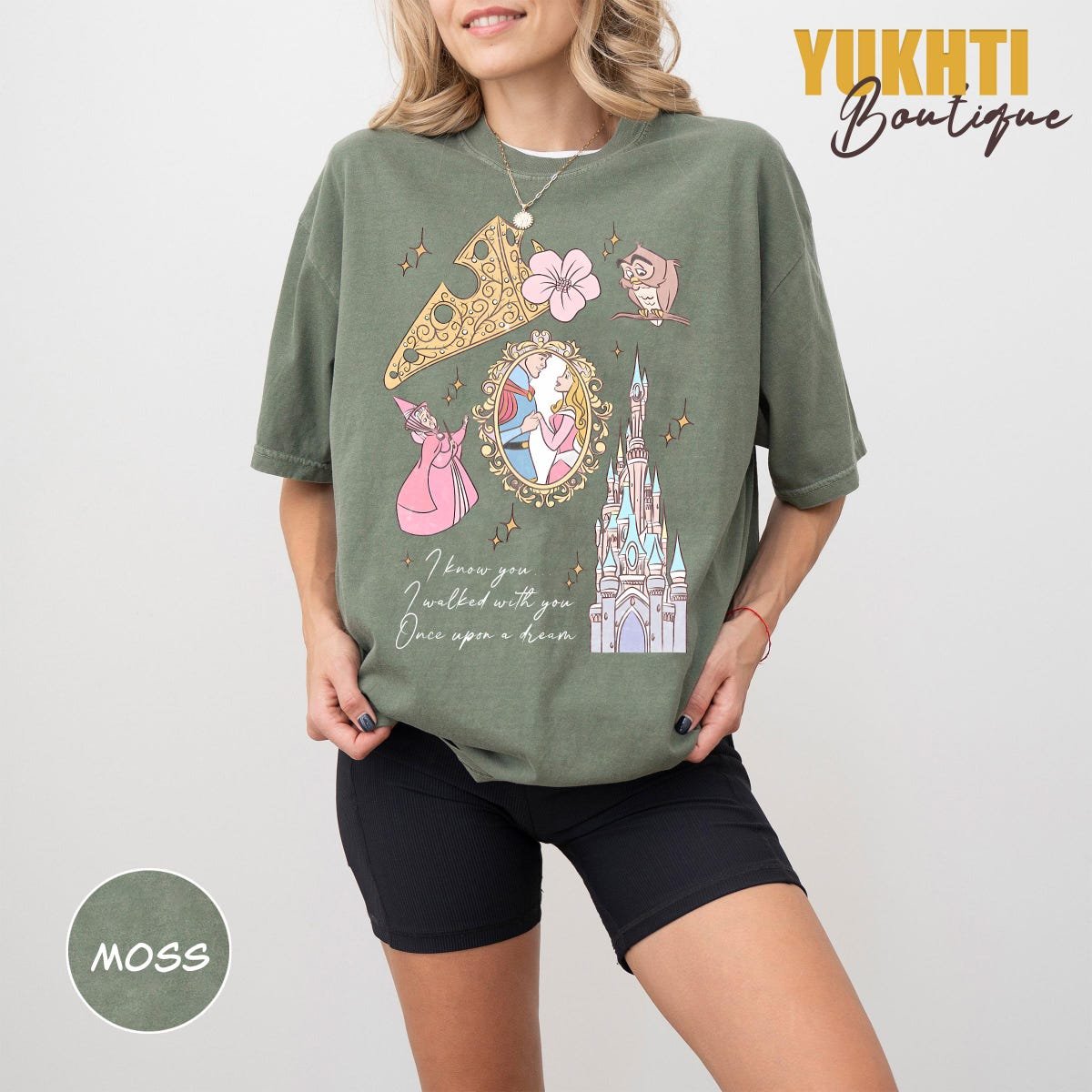 Vintage Sleeping Beauty Shirt Aurora Disney Vacation Tee