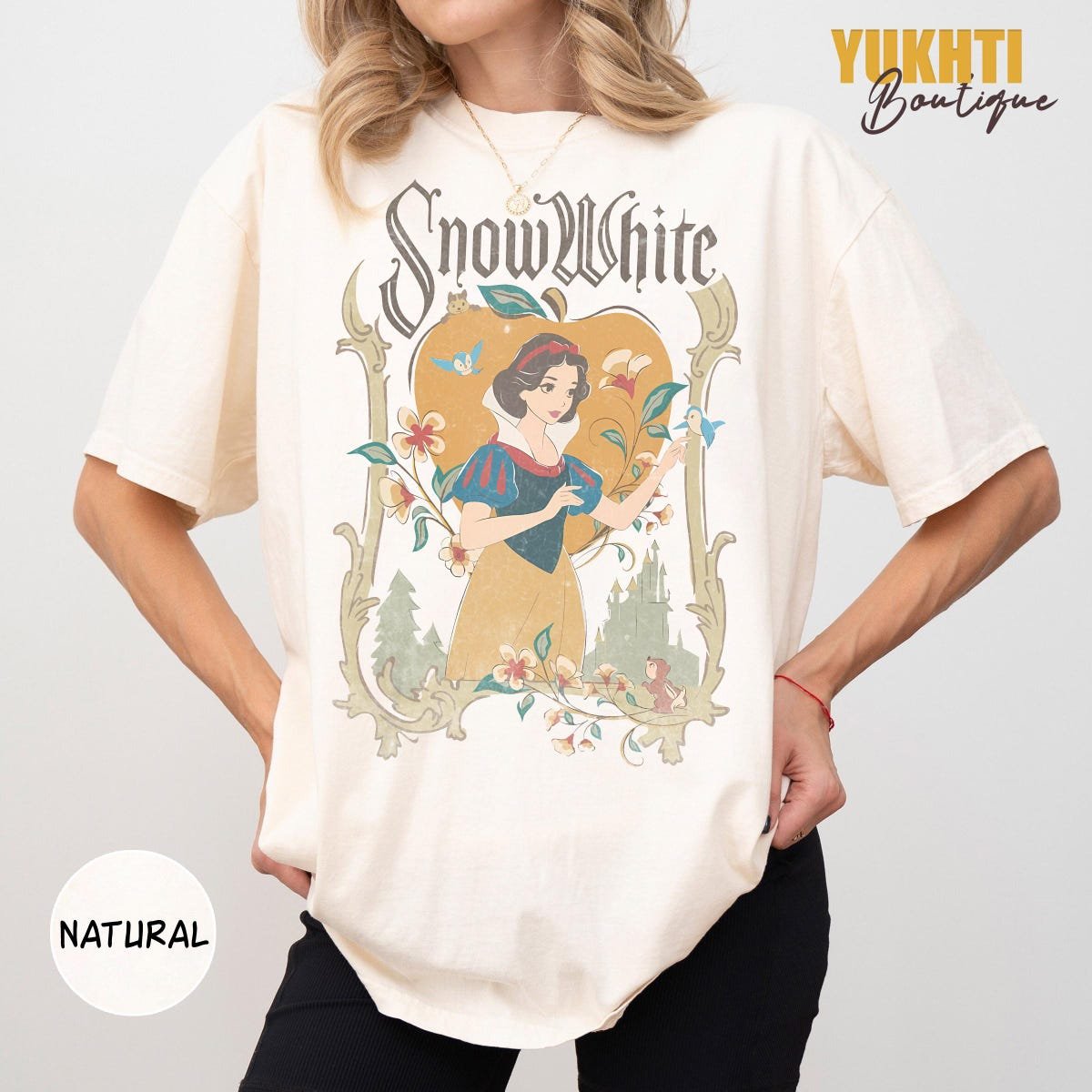 Vintage Snow White Shirt - Disney Princess Tee for Family Trips