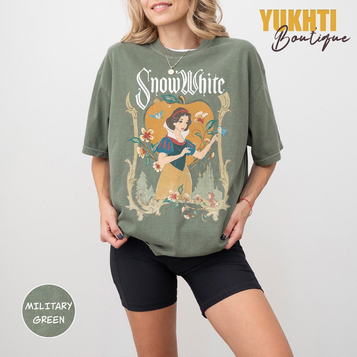 Vintage Snow White Shirt - Disney Princess Tee for Family Trips