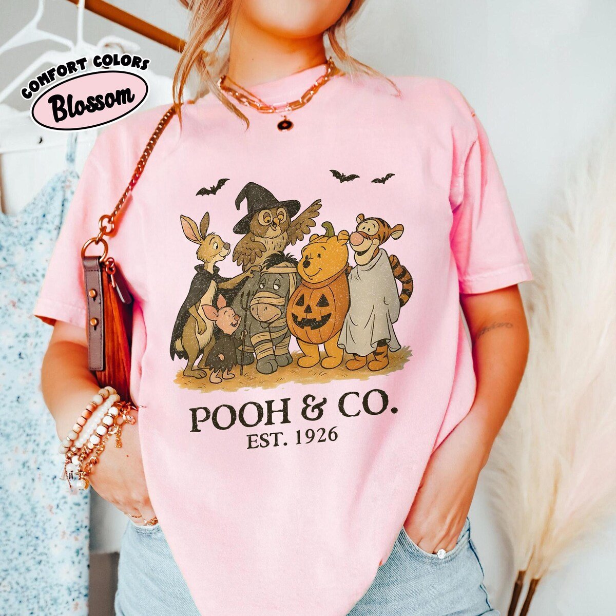 Vintage Winnie The Pooh Halloween Shirt Disney Trip 2025