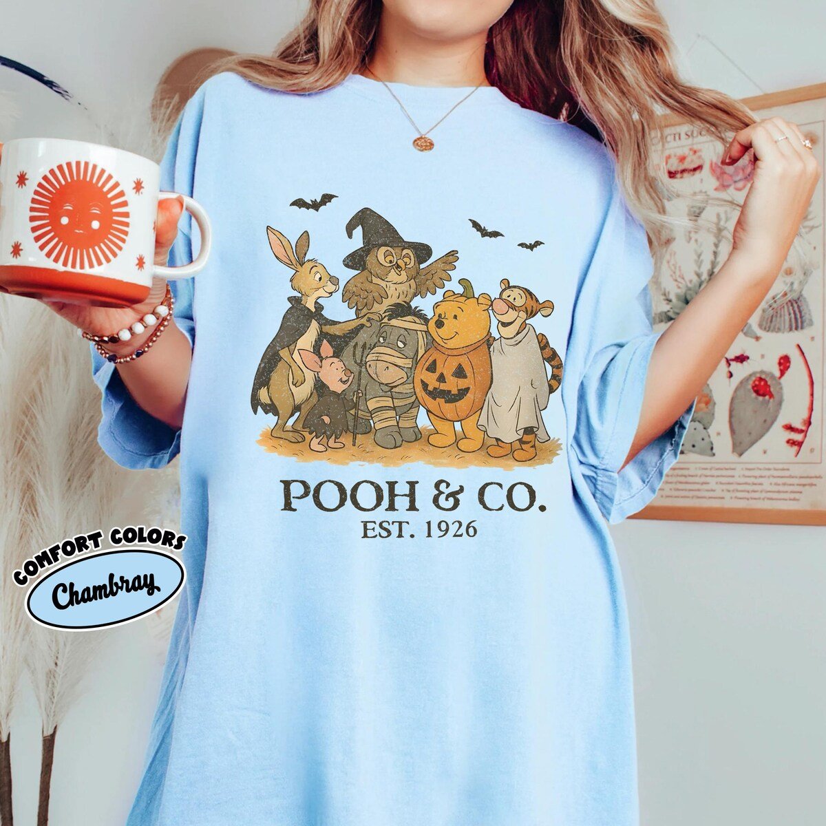 Vintage Winnie The Pooh Halloween Shirt Disney Trip 2025