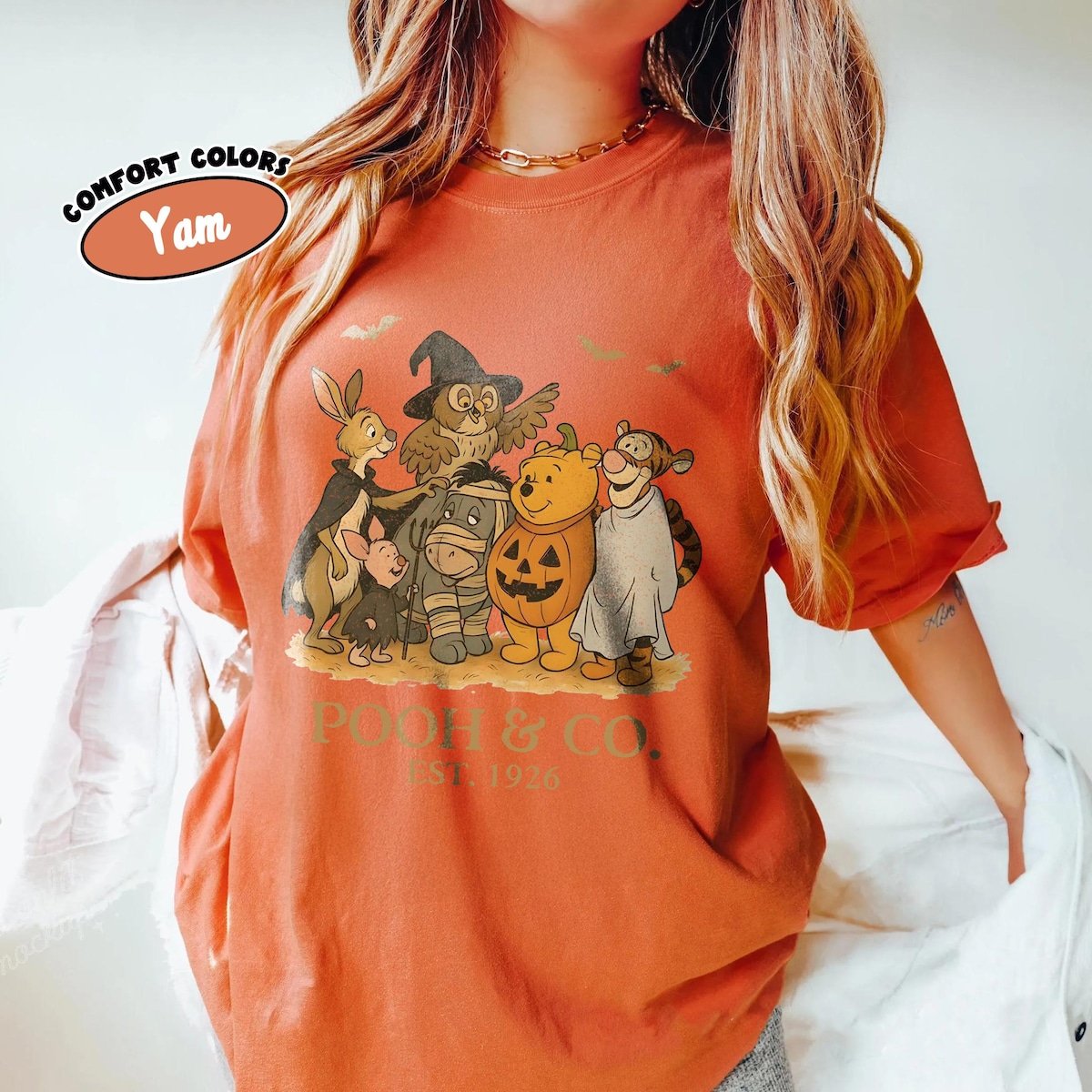 Vintage Winnie The Pooh Halloween Shirt Disney Trip 2025