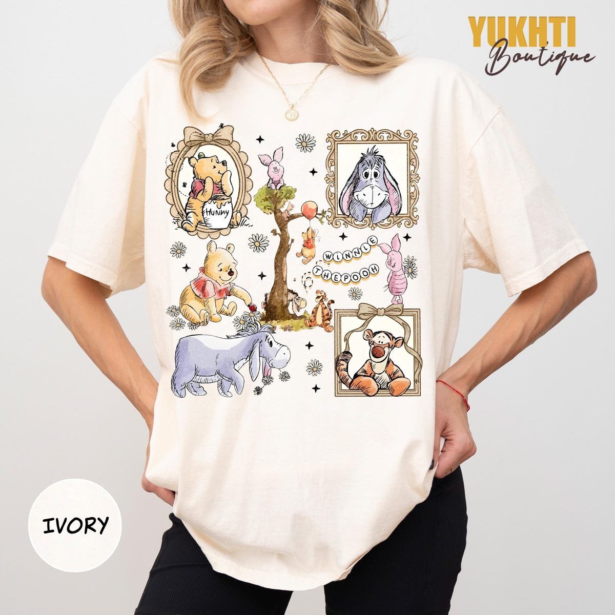 Winnie the Pooh Disneyland Family Matching Trip Shirt