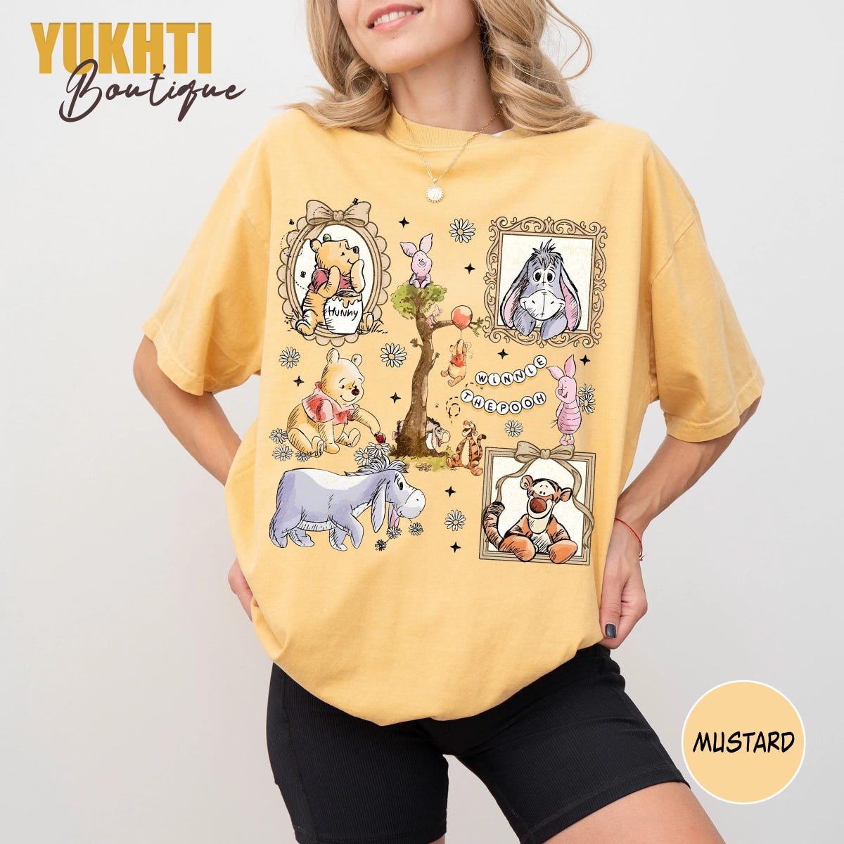 Winnie the Pooh Disneyland Family Matching Trip Shirt