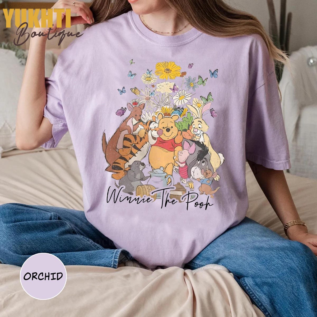 Winnie the Pooh Shirt Vintage Disney Family Tee Tigger Piglet Eeyore