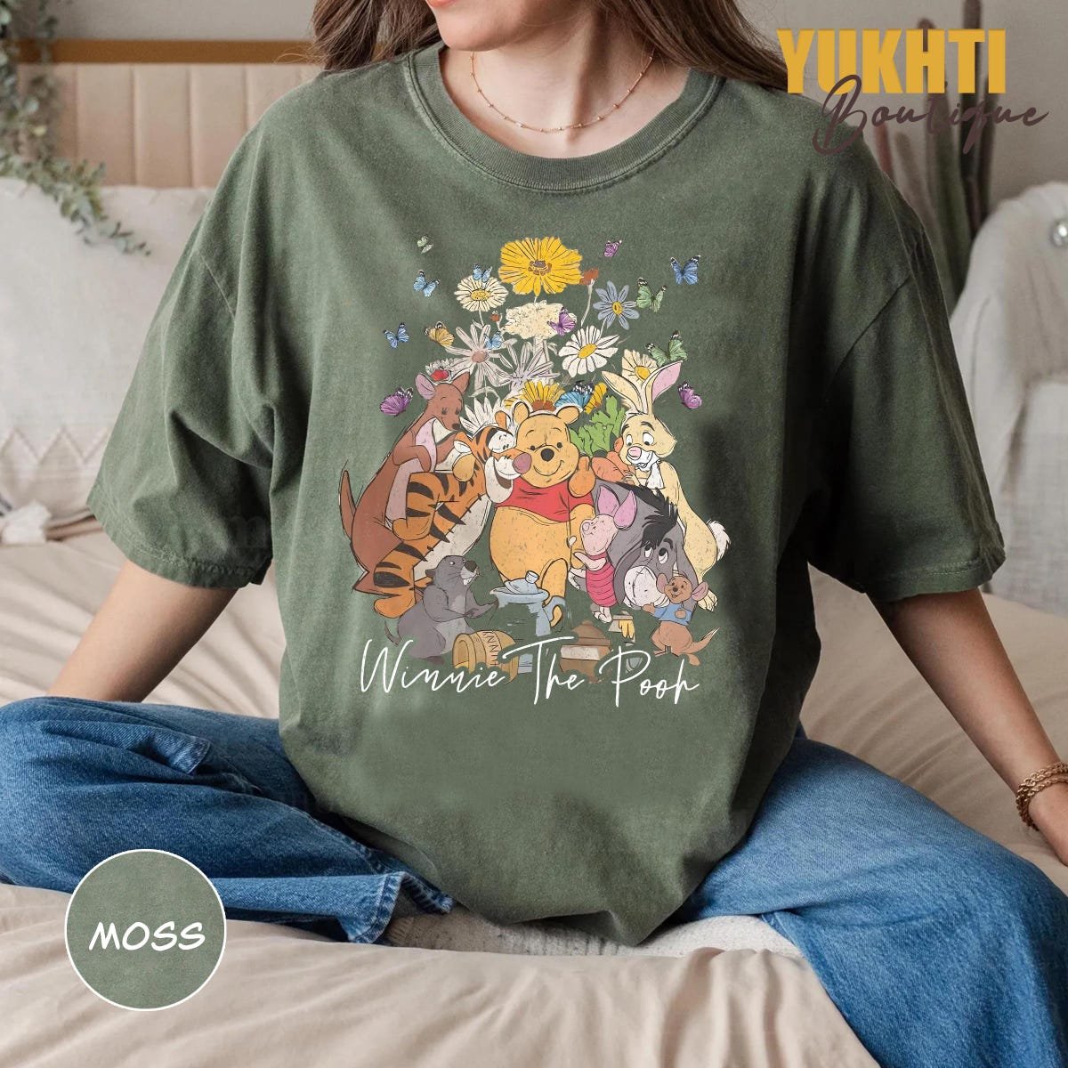 Winnie the Pooh Shirt Vintage Disney Family Tee Tigger Piglet Eeyore
