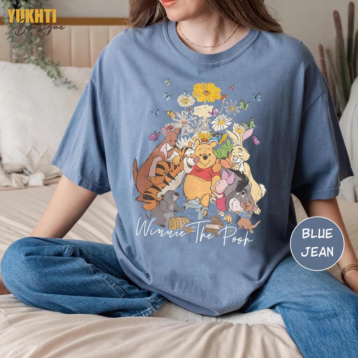 Winnie the Pooh Shirt Vintage Disney Family Tee Tigger Piglet Eeyore