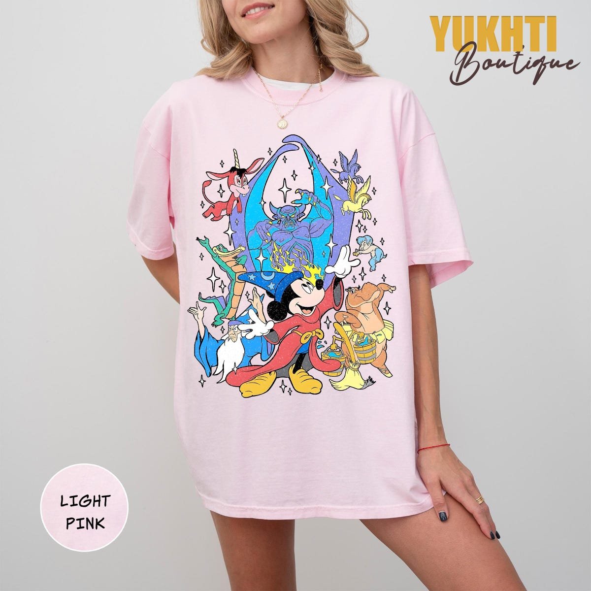 Wizard Mickey Mouse Retro Magic Tee Disney Shirt