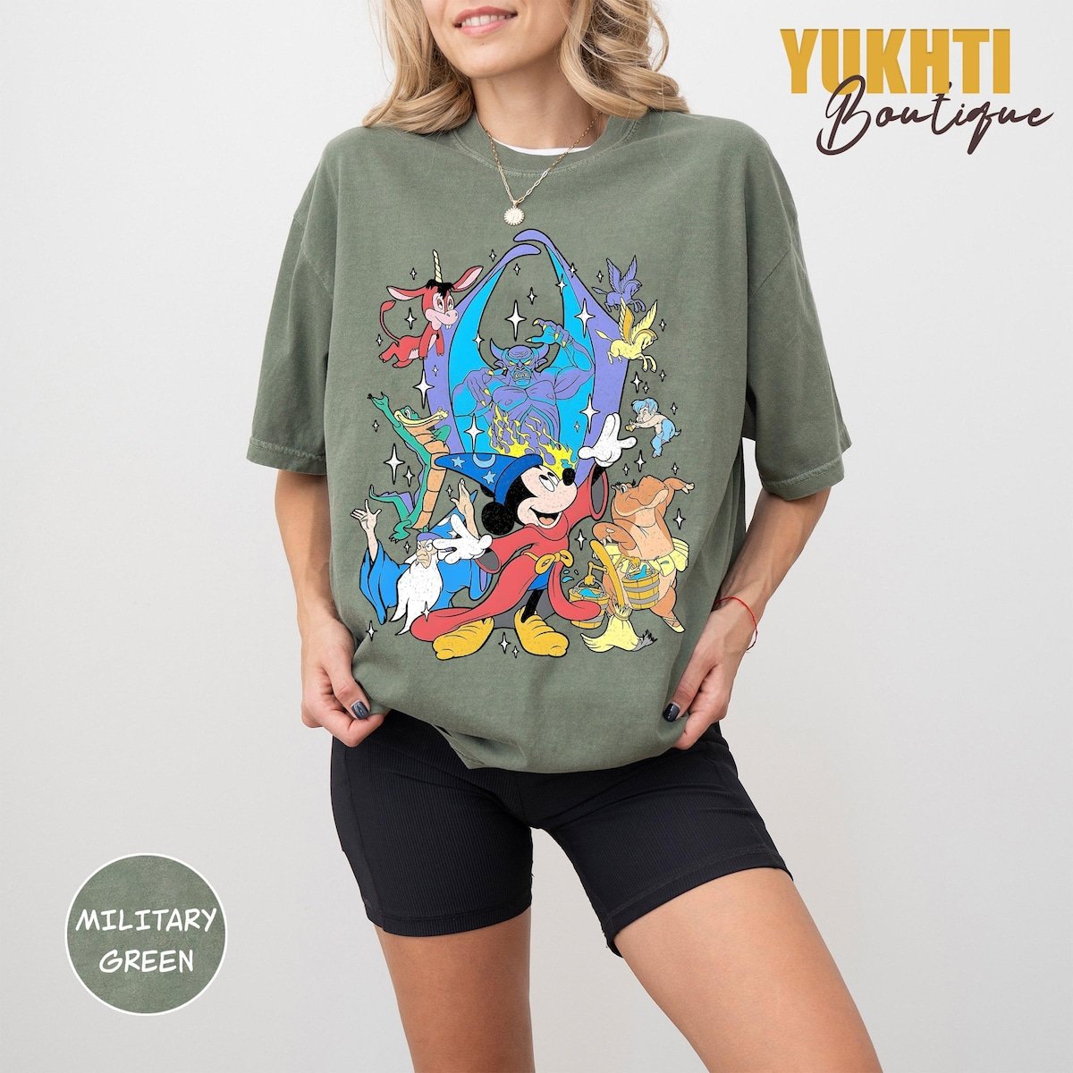 Wizard Mickey Mouse Retro Magic Tee Disney Shirt